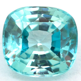 Blaugrüner Zirkon mit 1.03 Ct