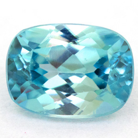 Blaugrüner Zirkon mit 1.08 Ct