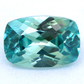 Blaugrüner Zirkon mit 1.17 Ct