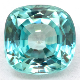 Blaugrüner Zirkon mit 1.18 Ct