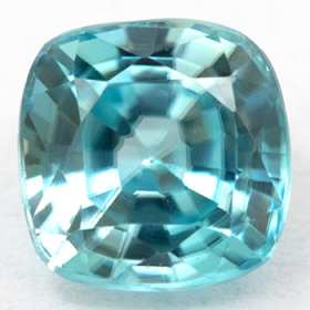 Blaugrüner Zirkon mit 1.20 Ct