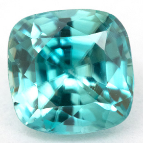 Blaugrüner Zirkon mit 1.21 Ct