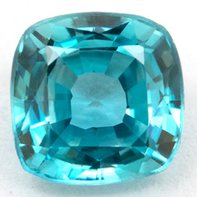 Blaugrüner Zirkon mit 1.22 Ct