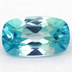 Blaugrüner Zirkon mit 1.24 Ct