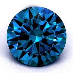 10 CZ Sapphire Blau 1,0 mm Cubic Zirkonia Brillantschliff synthetische Edelstein 