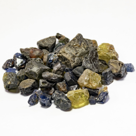 Australische Saphir Kristalle mit 100.22 Ct