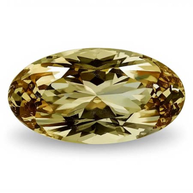 Goldgrüner Turmalin mit 5 x 3 mm