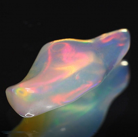 Welo Opal-Kristall AAA Grade, 2.36 Ct, poliert