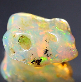 Welo Opal-Kristall AAA Grade, 2.06 Ct, poliert