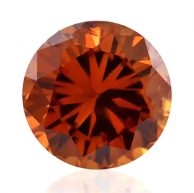 Orange Argyle-Brillant mit 1.9 mm, SI