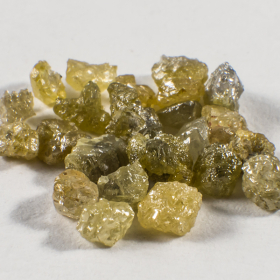 23 Stück Gelbe Rohdiamanten mit 1.79 Ct