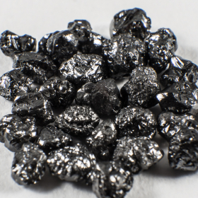 25 Stück Schwarze Rohdiamanten mit 2.66 Ct